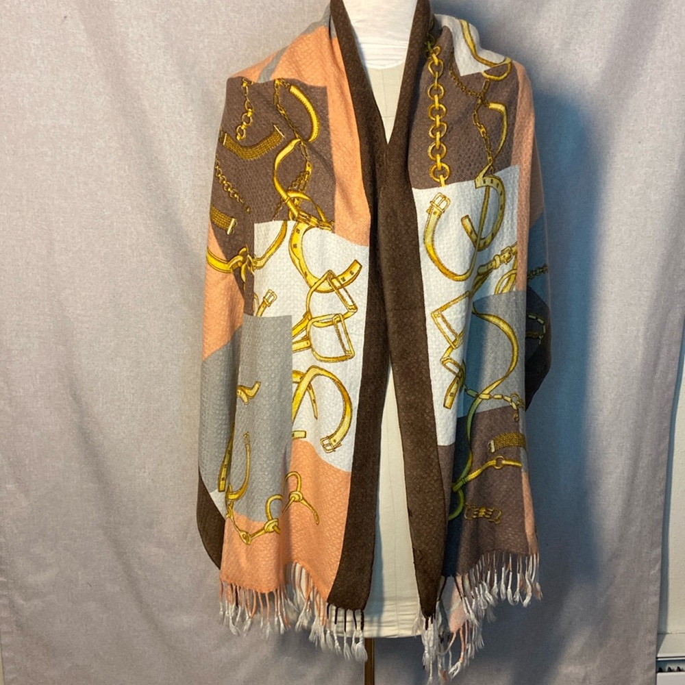 Arnold Palmer Womens Multicolor Scarf